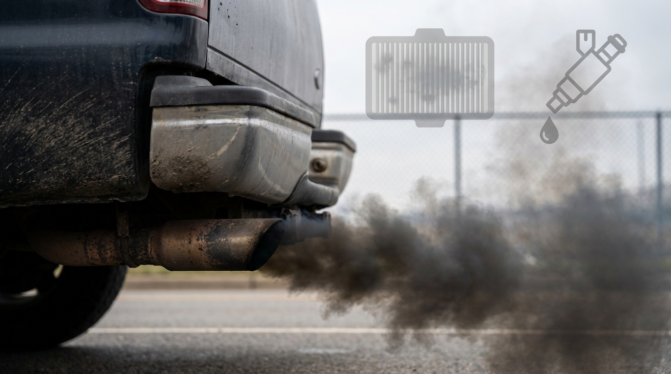 découvrez les causes fréquentes de la fumée noire à l'échappement sur moteur diesel et les solutions urgentes pour y remédier rapidement et efficacement.